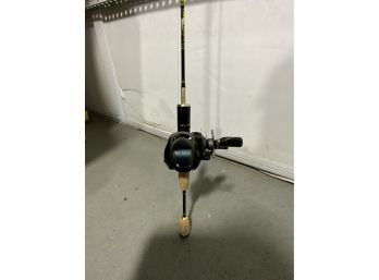 ROSE WOOD ROD WITH REEL, 6FT HEIGHT