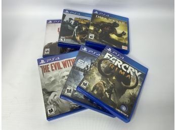 LOT OF 6 PS4 GAMES, INCLUDING DARK SOULD III