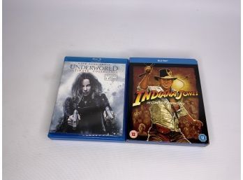 LOT OF UNDERWORLD AND INDIANA JONES COLLECTION IN BLU-RAY!