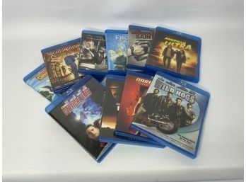 LOT OF 10 BLU RAY MOVIES, INCLUDING 'FROZEN'