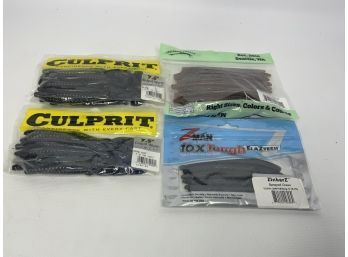 LOT OF 4 BRAND NEW WORM STYLE FISHING BAIT!!