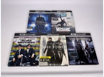 LOT OF 5 4K ULTRA HD MOVIES, INCLUDING THE DARK TOWER