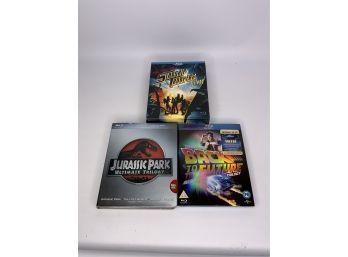 LOT OF 3 BLU-RAY MOVIES TRILOGIES, INCLUDING BACK TO THE FUTURE