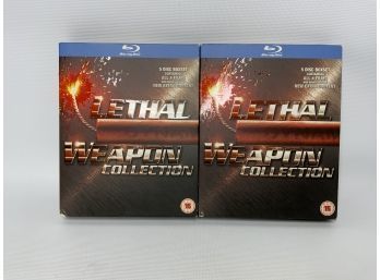 LOT OF 2 BLU RAY LETHAL WEAPON COLLECTION
