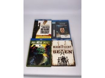 LOT OF 4 BLU-RAY COLLECTIONS MOVIES, INCLUDING THE MAGNIFICENT SEVEN