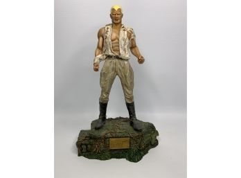 THE MAN OF BRONZE DOC SAVAGE FIGURINE, 17.5IN HEIGHT