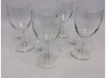LOT OF 4 MADE IN FRANCE WINE GLASSES