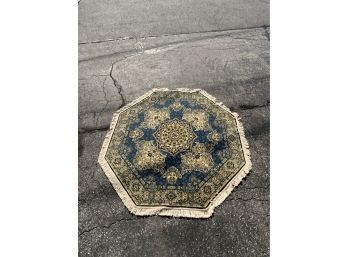 ALFOMBRAS IMPERIAL RUG MADE IN MEXICO, 67IN DIAMETER