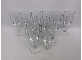 LOT OF 11 WINE GLASSES MADE IN FRANCE