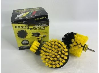 NEW WITH OPEN BOX!! DRILL BRUSH POWER SCRUBBER