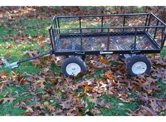 STRONGWAY GARDEN CART WITH HITCH MOUNT ON FRONT! GREAT CONDITION,
