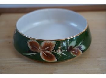 HAND PAINTED MADE IN PORTUGAL BOWL, 7IN LENGTH!!