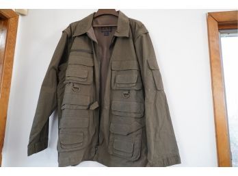 VINTAGE JOHN RICH AND BROS, WOOLRICH MILITARY STYLE JACKET!! SIZE XL