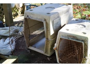 LOT OF 2 ANIMAL CAGES!