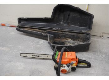 STIHL MS 180C CHAINSAW WITH CASE!!