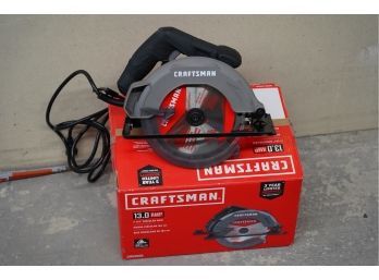 LIKE NEW!! CRAFTSMAN 13.0 AMP 7-1/4 CIRCULAR SAW COMES WITH BOX! TESTED WORKING