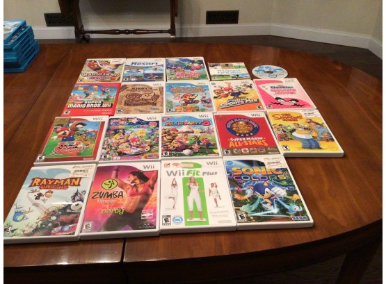 WII 20 Game Lot - Mario Kart, Super Mario All Stars, Super Mario Bros, Kirby Dream  Special Collection Etc..