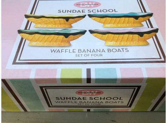 Boston Warehouse Waffle Banana Boats