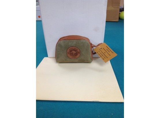 Genuine Kangaroo Leather Pouch With Original Tags