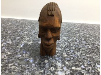 Hand Carved African Face