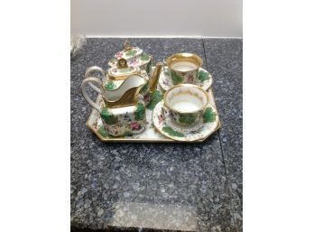 Very Decorative European Designed Tea Set For Two