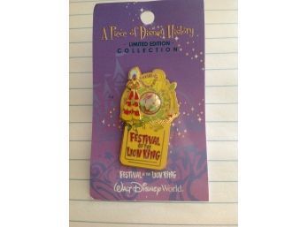 A Piece Of Disney History Limited Edition Lion King Pin