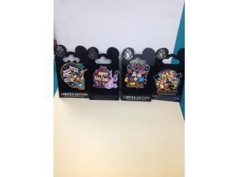 4 Disney Limited Edition Pins
