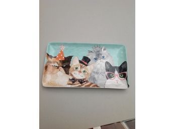 Pier One Whimsical Cat Tray