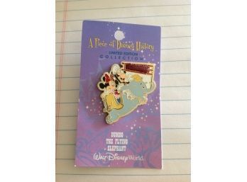 A Piece Of Disney History Pin .. Limited To 2500 Pins