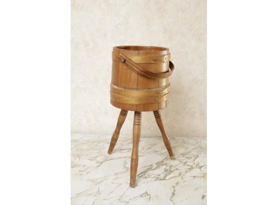 Wooden Old Plant Stand