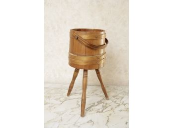 Wooden Old Plant Stand