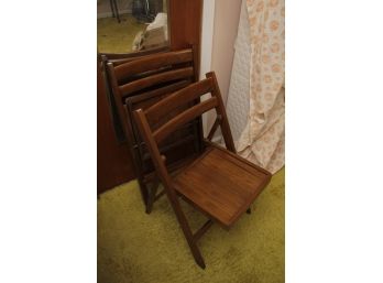 Pair Of Mid Centur Wooden Chairs