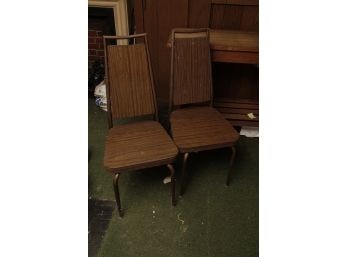 Pair Of Mid Century Dinning Chairs
