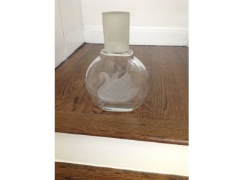 Gloria Vanderbilt Factice Swan Perfume Bottle