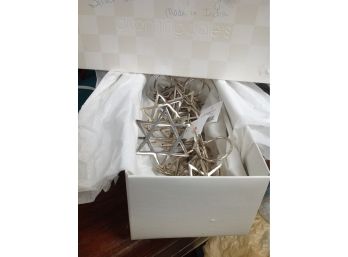 16 Jewish Star Napkin Ring Holders - Made In India