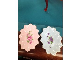 Adderly Floral Bone China Mini Dishes From England