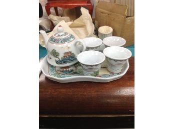 Made In China Decorative 6 Piece Small Tea Set