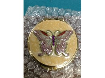 Ashleigh Manor Butterfly Compact- Never Used