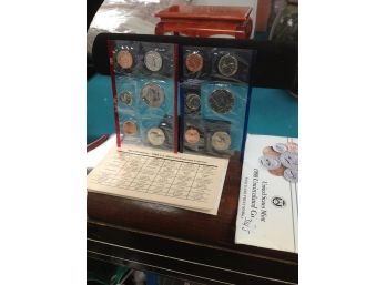 1988 United States Mint Uncirculated Coin Set With D & P Mint Marks