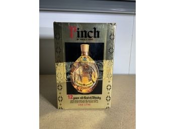 RARE: COLLECTOR'S BOTTLE OF PINCH WITH BOX 1LT SEALED WITH TAX STAMP