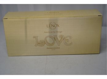 NEW LENOX 'LOVE' EXPRESSION IN BOX