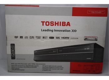 NEW FACTORY SEALED DVR620  TOSHIBA DVD AND VHS RECORDER WITH 1080P UPCONVERSION