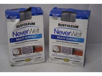 NEW LOT OF 2 NEVER ET MULTI-SURFACE, LIQUID REPELLING TREATMENT