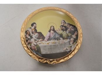 RELIGIOUS PLATE DECORATION, 7IN LENGTH