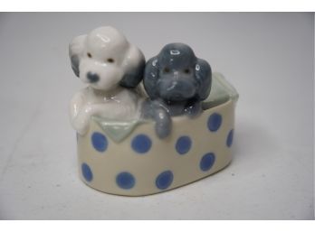 NAO FIGURINE OF 2 DOGS!! 3IN HEIGHT