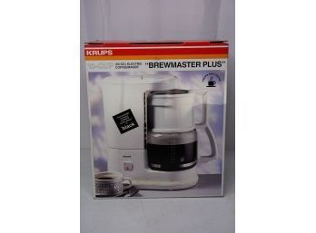 KRUPS 10-CUP 'BREWMASTER PLUS' ELECTRIC COFFEEMAKER