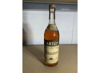 RARE: SEALED 1960'S BOTTLE OF COLLECTORS 84 PROOF HARTLEY SEALED WITH TAX STAMP