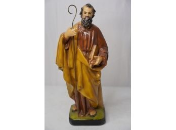 RELIGIOUS FIGURINE, CHECK ALL PHOTOS, 15IN HEIGHT