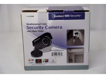 WEATHERPROOF COLOR SECURITY CAMERA WITH NIGHT VISION