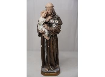 RELIGIOUS FIGURINE, CHECK ALL PHOTOS, 16IN HEIGHT